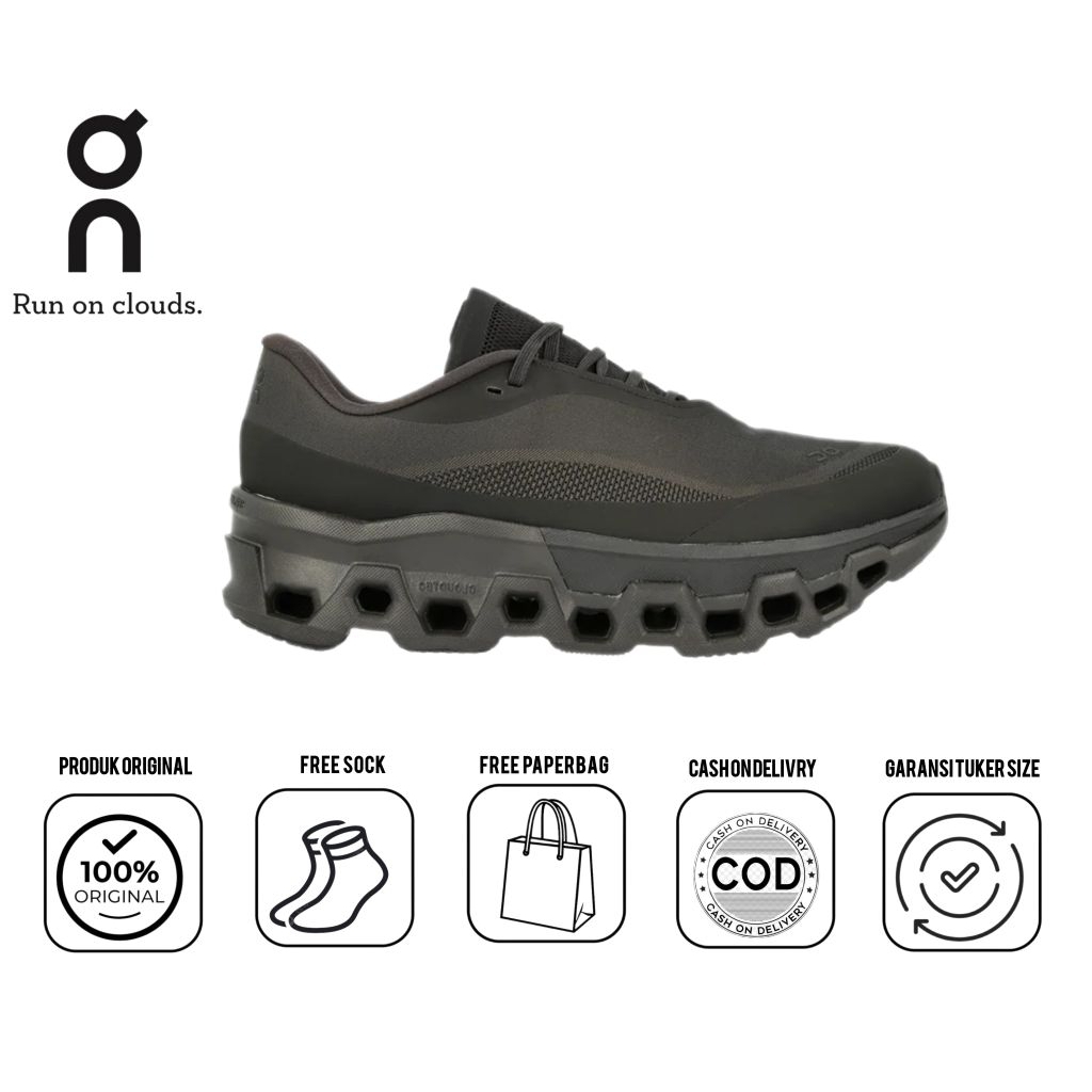 SEPATU RUNNING ON CLOUDMONSTER 2 POST ARCHIVE FACTION THRON BROWN ORIGINAL