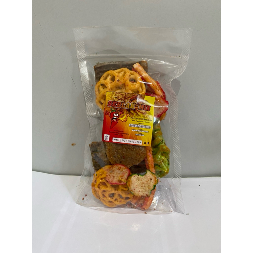 

kripuk seblak mix campur segala pedas 125 gram / seblak mix