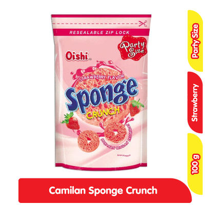 

Oishi Sponge Crunch Stroberi 100 g