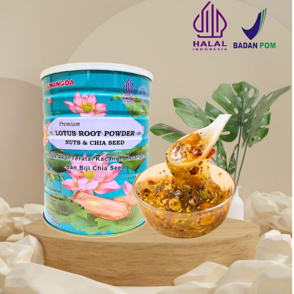

Oufen Lotus Root Powder Chia Seed – Makanan Diet BPOM HALAL
