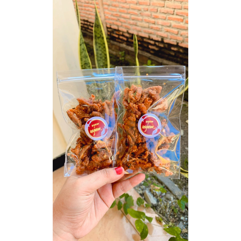 

Usus Krispy Pedas Daun Jeruk