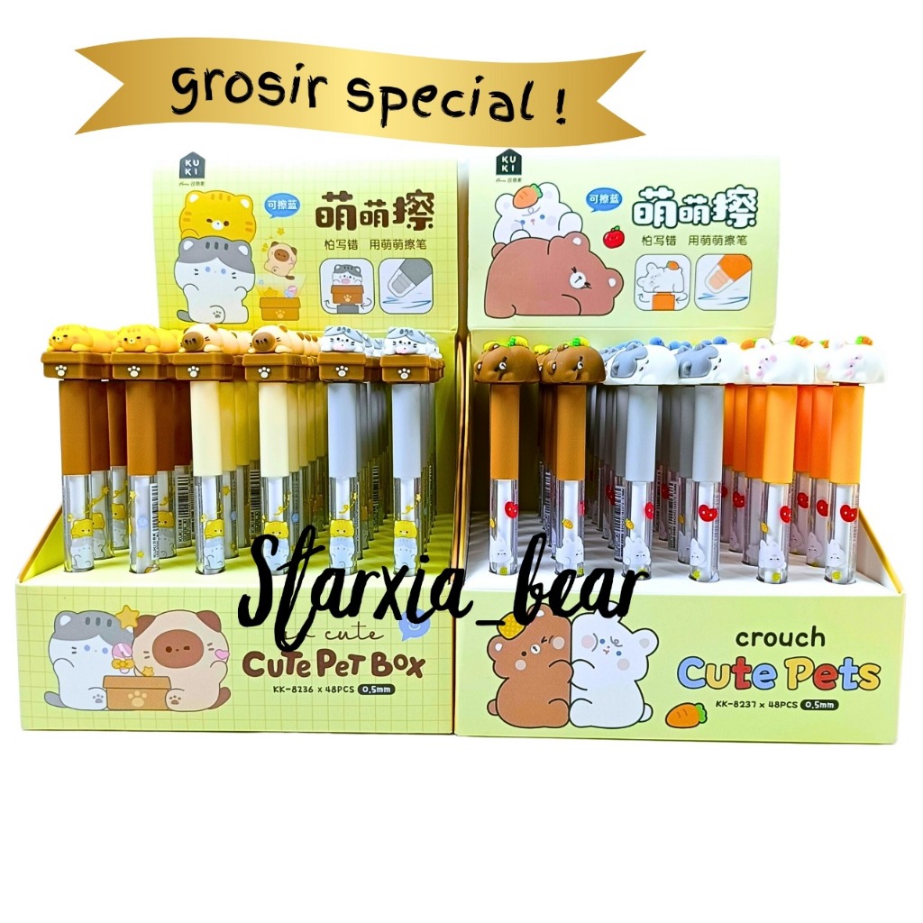 

BOLPEN/BOLPOIN/PULPEN/PEN ROLLING GEL KUKI KUALITAS PREMIUM GROSIR 1 BOX 36 PCS | KUKI