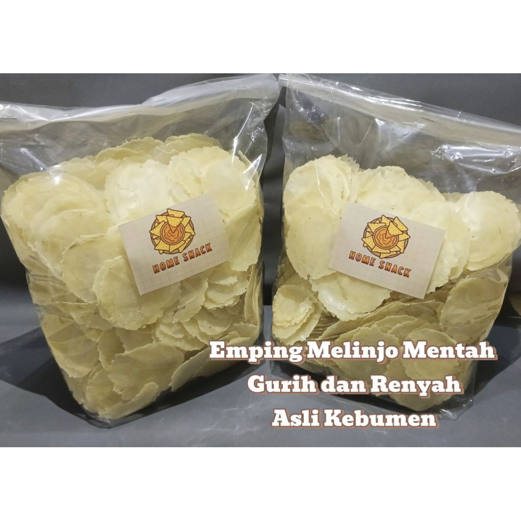 

EMPING MELINJO MENTAH PREMIUM ASLI KEBUMEN 2-3 Biji Kemasan 500 g/1 Kg