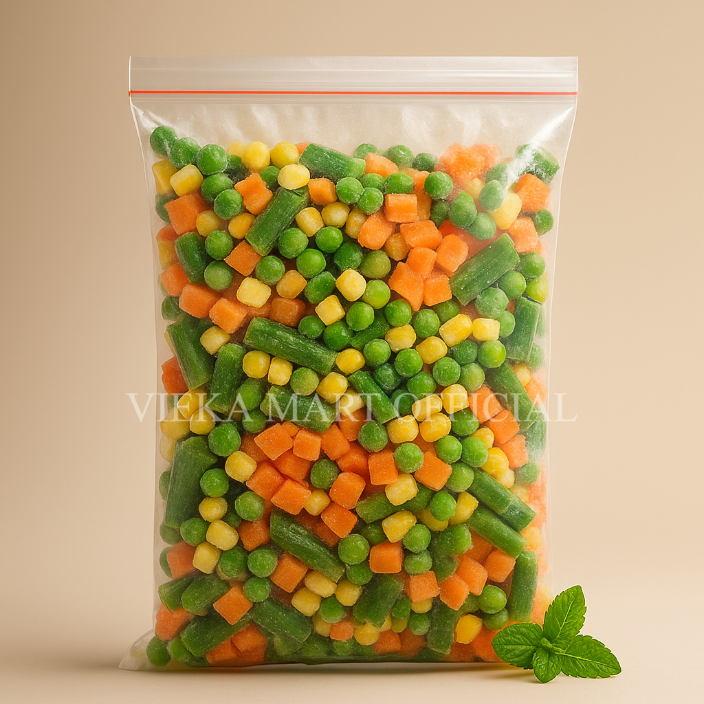 

Mix vegetable nyayur 1kg /Sayuran Beku Nyayur Kuy 1kg