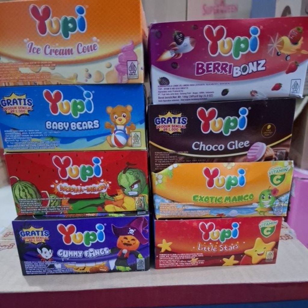 

Permen Yupi isi 24 pcs // box