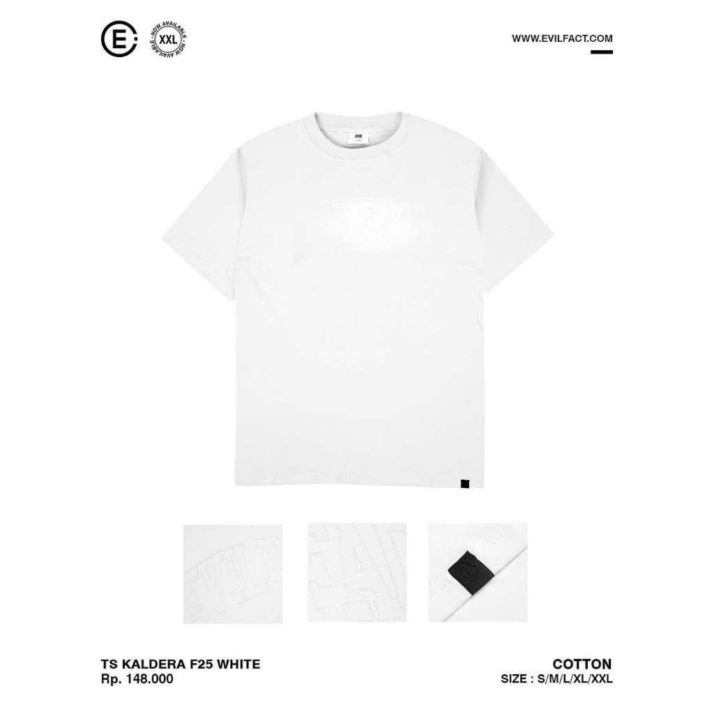 EVIL ARMY T-SHIRT - TS KALDERA F25 WHITE