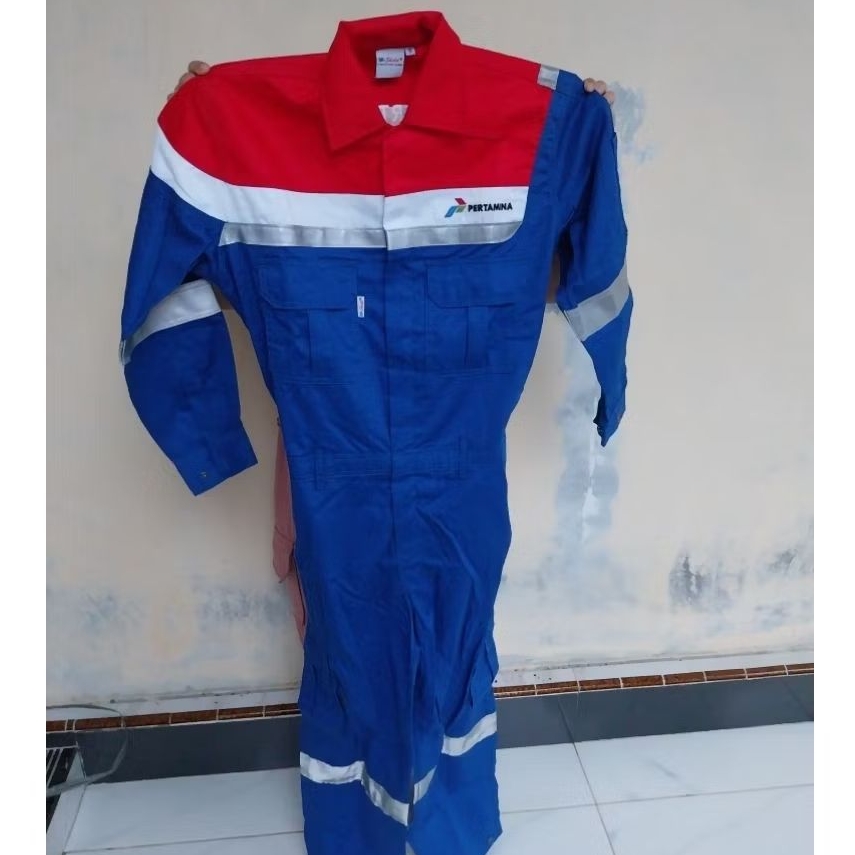 Wearpack Coveroll Pertamina BR - Shield Flame Resistant Br-Shield