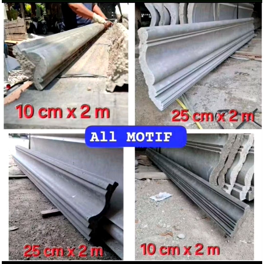 LISPLANG BETON , LISPANG PROPIL , ORNAMEN PROFIL , LISPLANG PROPIL