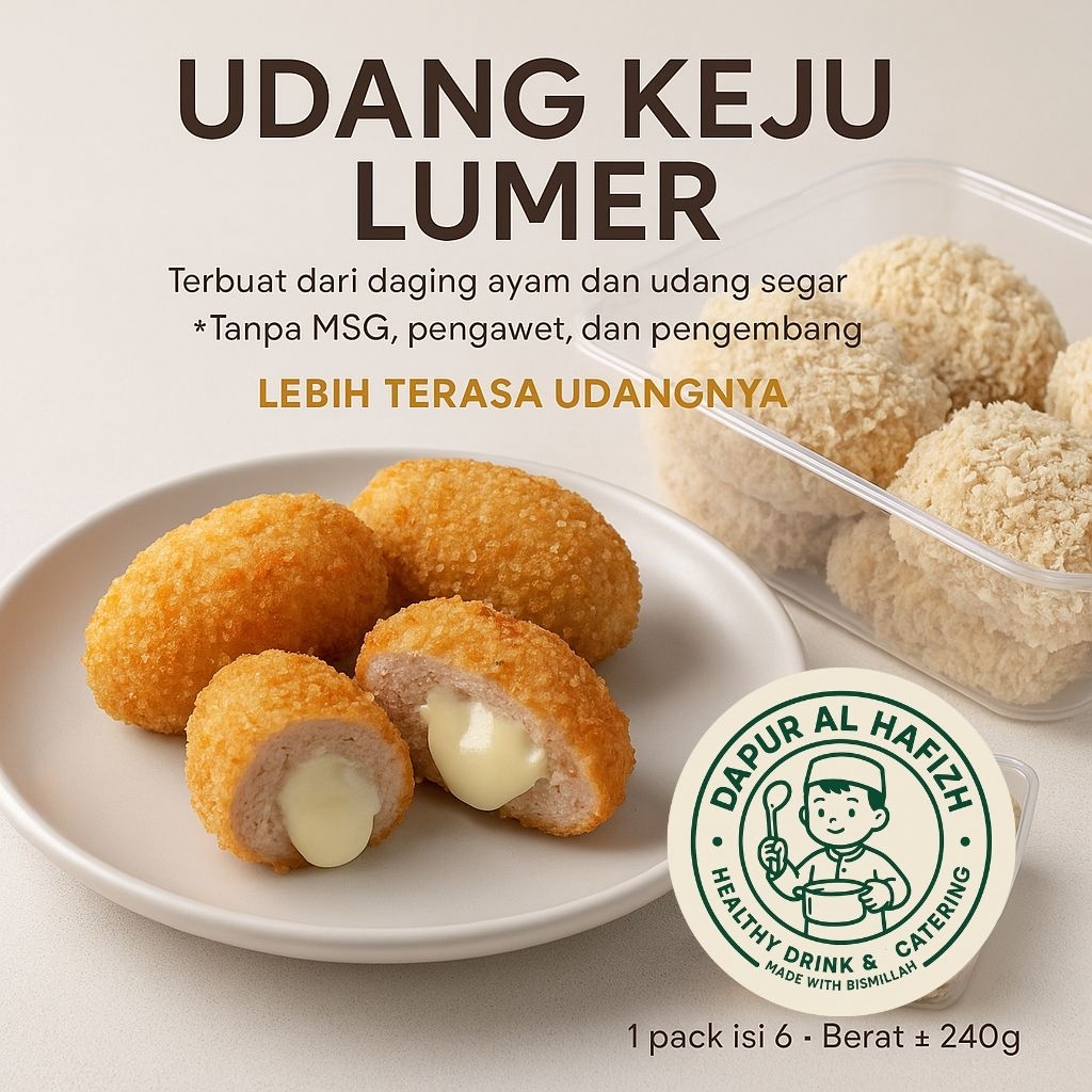 

Udang Keju Lumer Frozen ala Mie Gacoan – Tanpa MSG & Pengawet (±240gr)