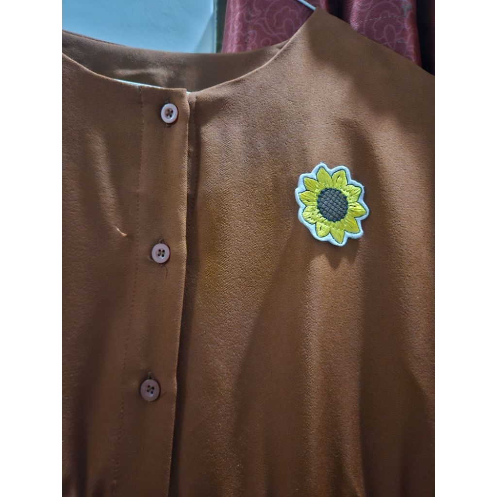 Pl vanilla hijab bunga matahari sunflower