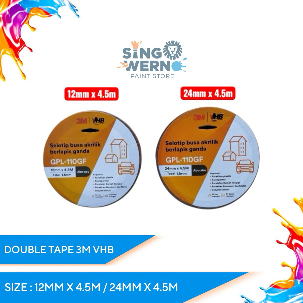 

3M double tape VHB original 24mm x 4.5m 12mm x 4.5m