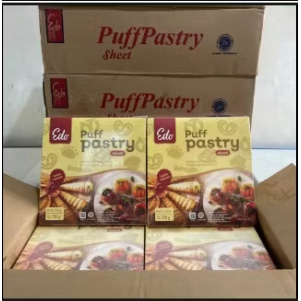 

Edo Puff Pastry Sheet 750gr 1karton isi 12pack