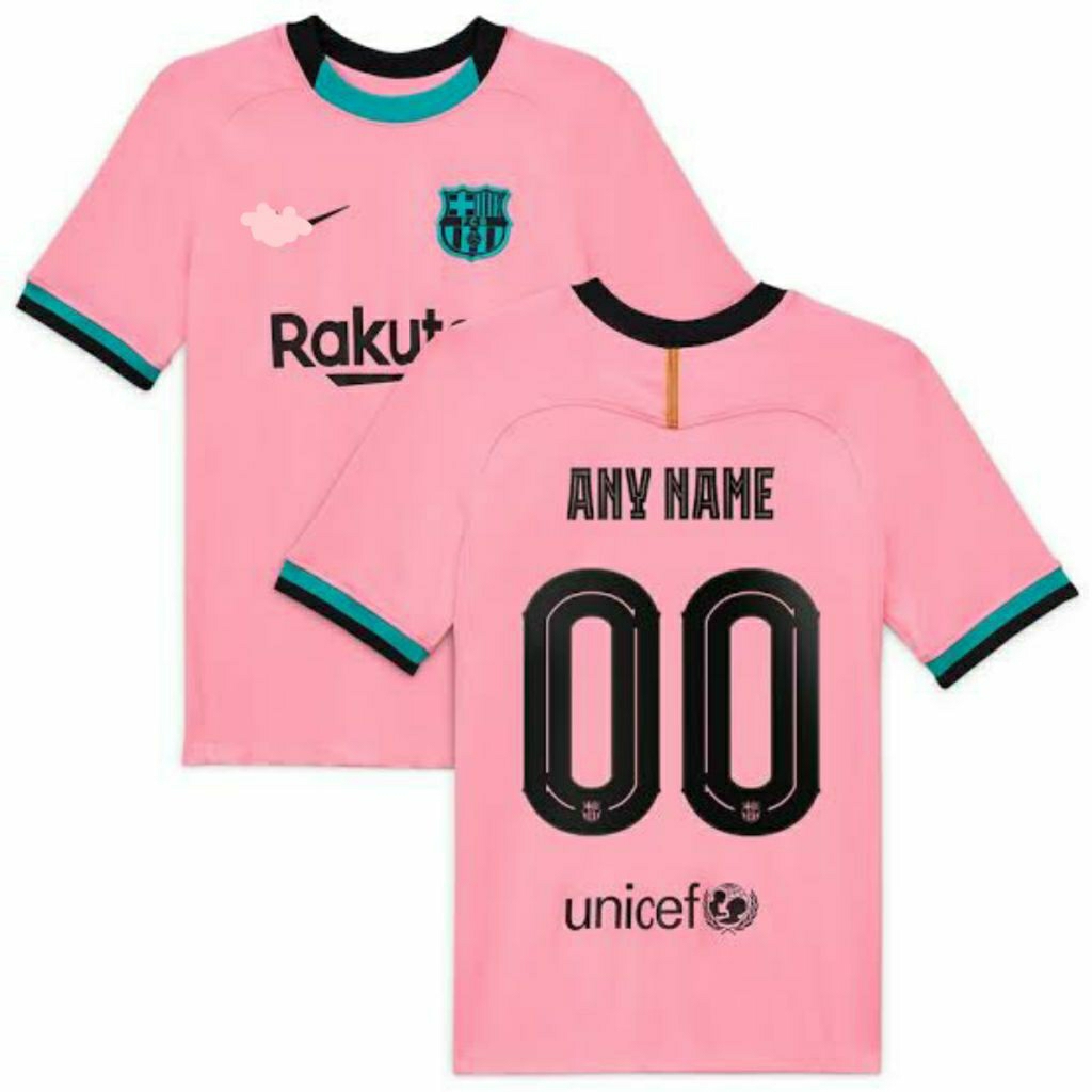 JERSEY BARCA PINK 2015 / FULL PRINTING FREE NAMA DAN NOMOR PUNGGUNG
