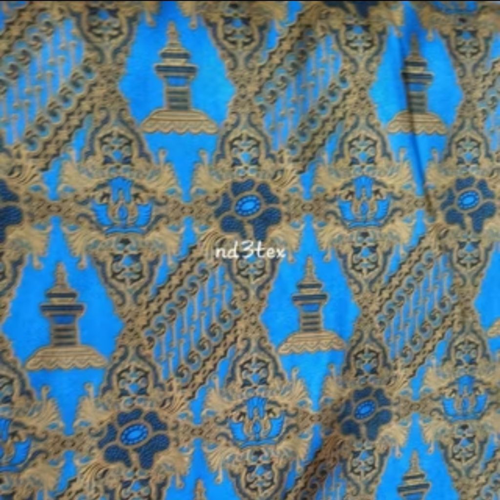 Kain Batik Seragam Sekolah Motif Candi Meteran