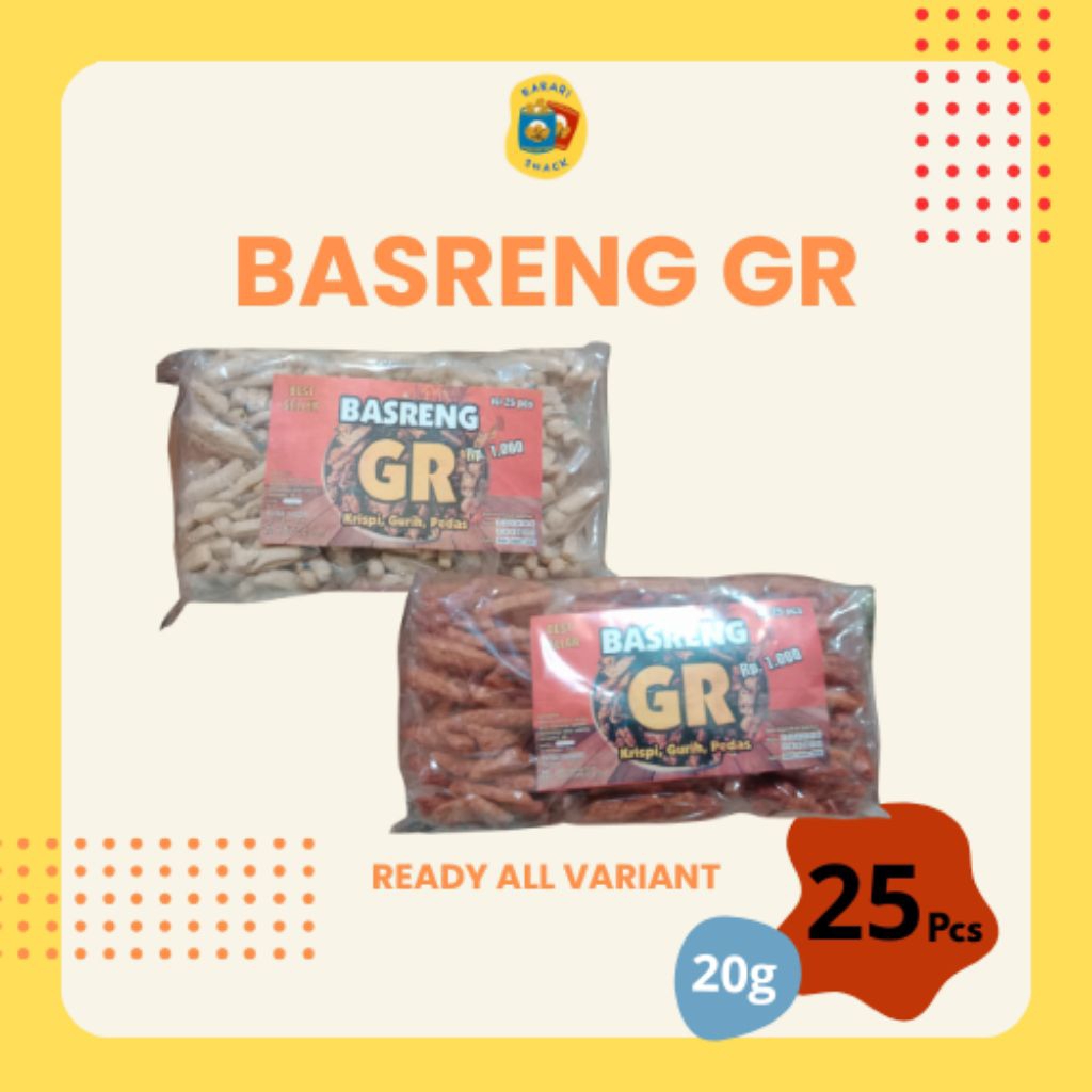 

RS BASRENG GR (20g) Pedas dan Asin Gurih isi 25pcs