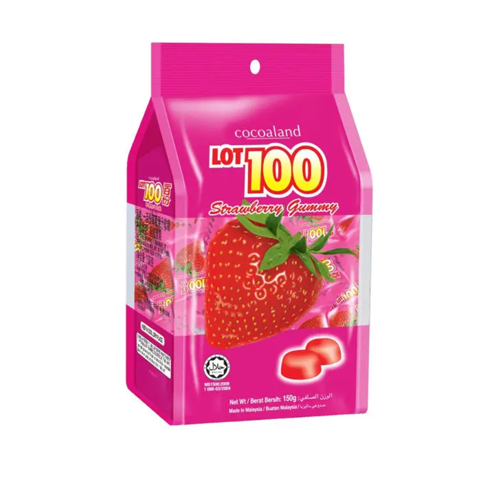 

Permen [READYSTOCK EXP 2026] Lot 100 Strawberry Gummy Candy 150 g | INSTAN SAMEDAY JABODETABEK | Original Flavour | SIAP KIRIM