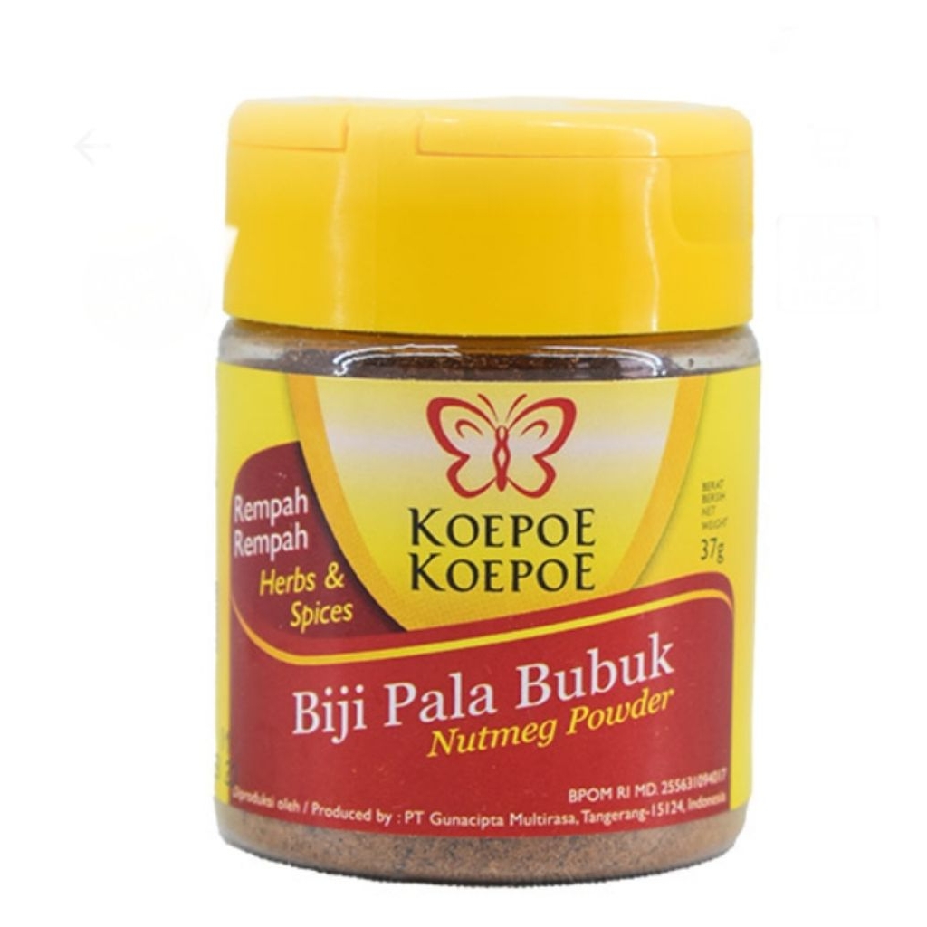 

kupu-kupu bubuk biji pala 37 gr