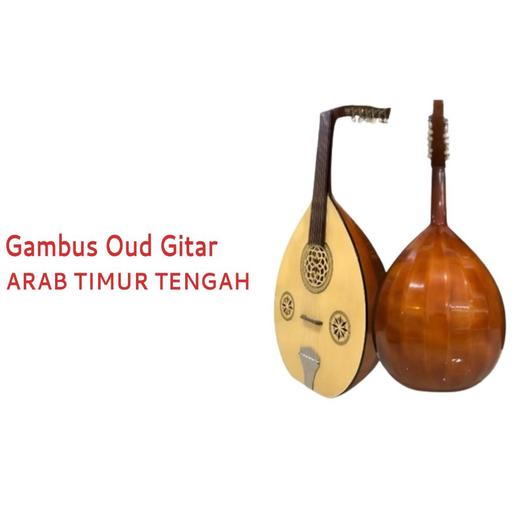 Gitar Gambus Alat Musik Kesenian Dari Timur Tengah / Arab