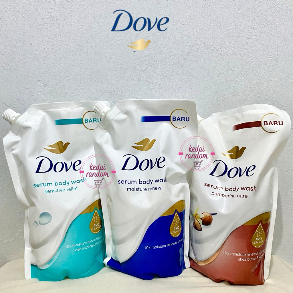 Dove Serum Body Wash Moisturizing Pro-Ceramide - Pampering Care 800ml