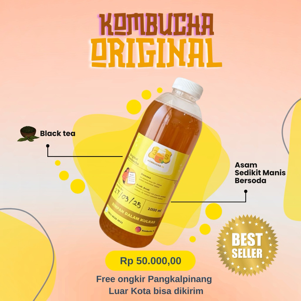 

Kombucha 3s / kombucha original 1 liter