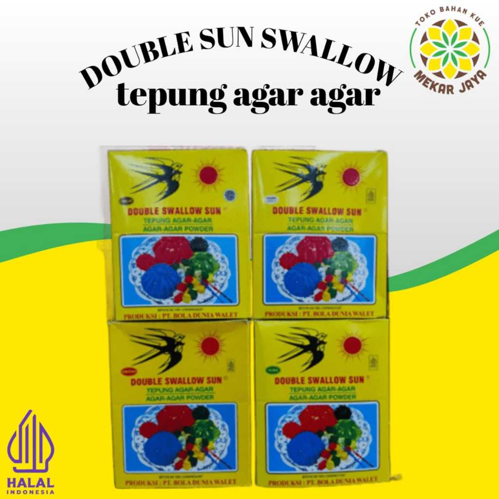 

Agar Agar Swallow Sun - Plain & Flavored Varieties in Safe Packaging