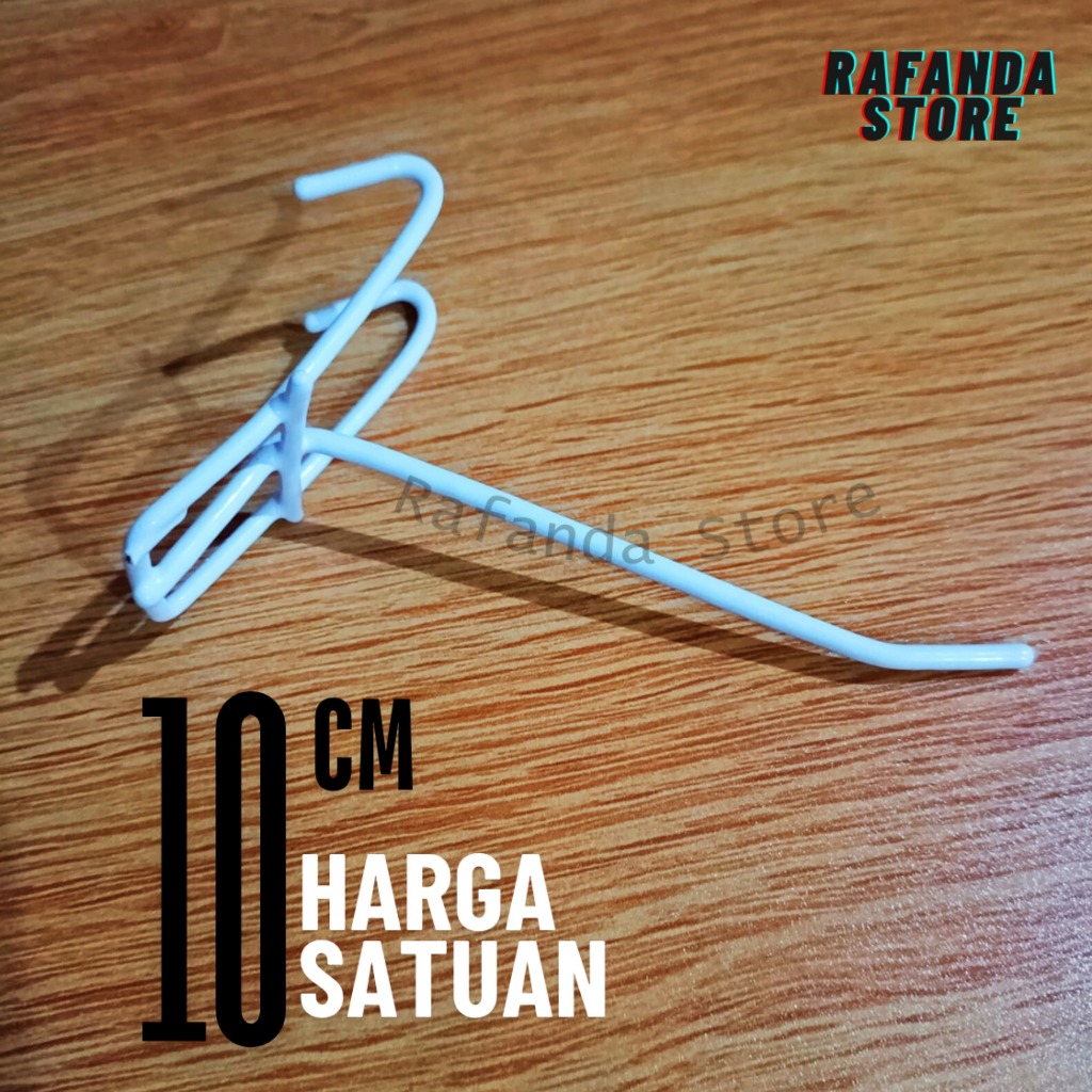 Single ram 10cm gantungan aksesoris hook ram pajangan aksesories konter hp cantolan toko sparepart