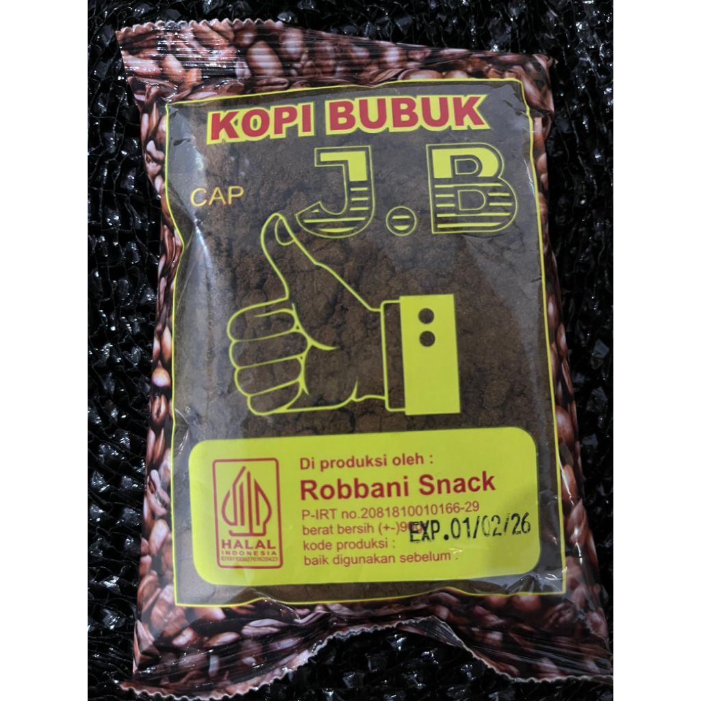 

kopi bubuk khas Lampung cap JB