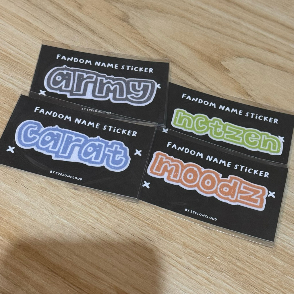 

FANDOM NAME STICKER