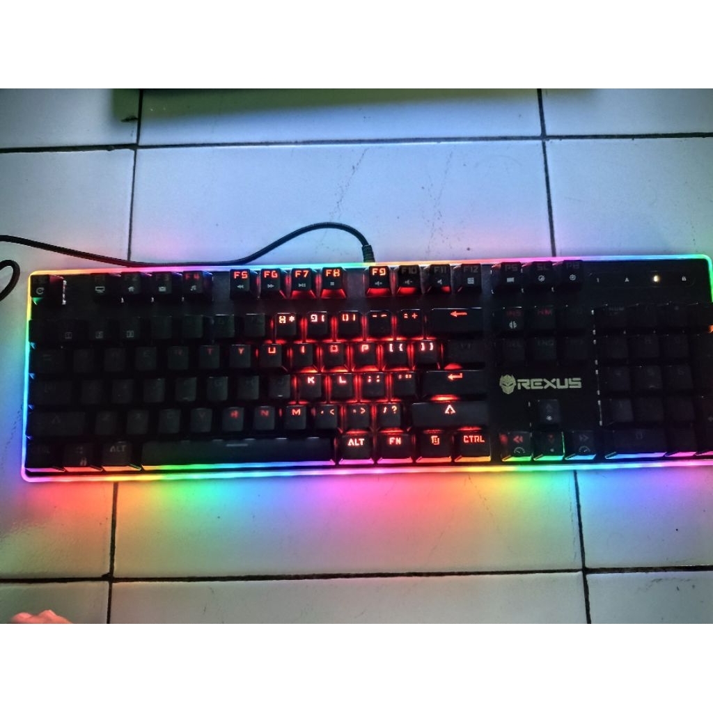 Keyboard Mechanicals RGB Rexus Second Original