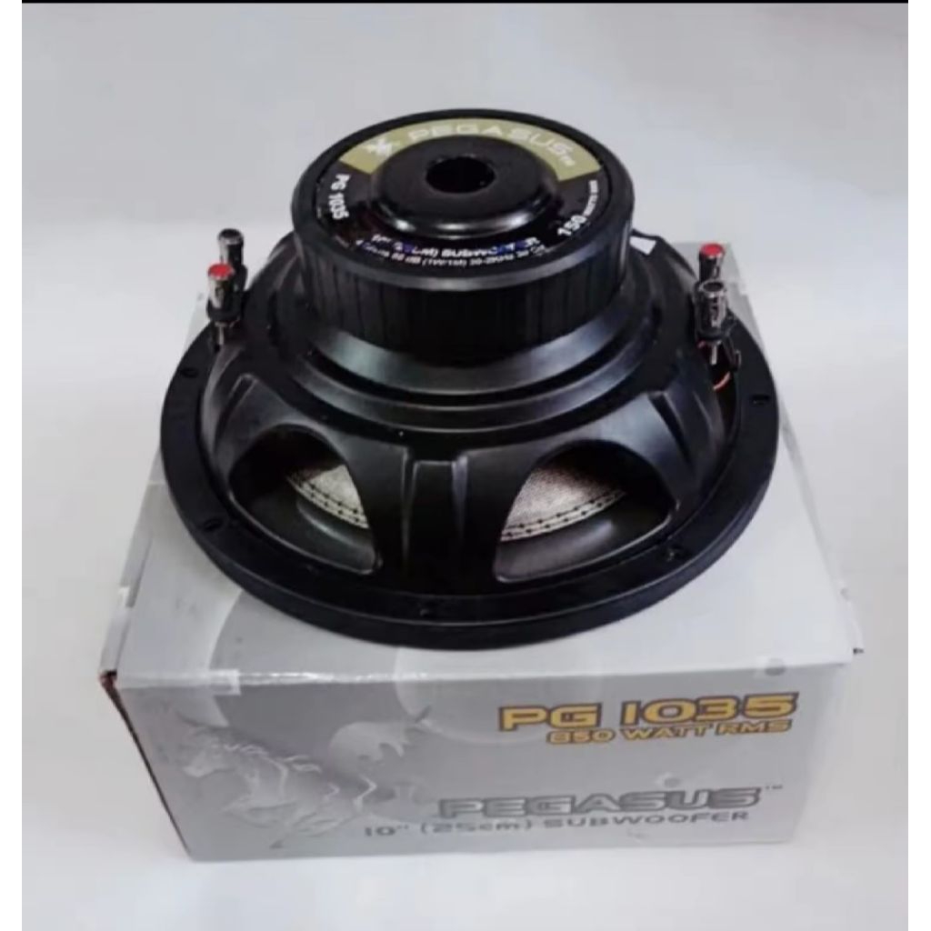 Speaker Subwoofer 10 inch 850W Pegasus PG1035 Double Coil Original