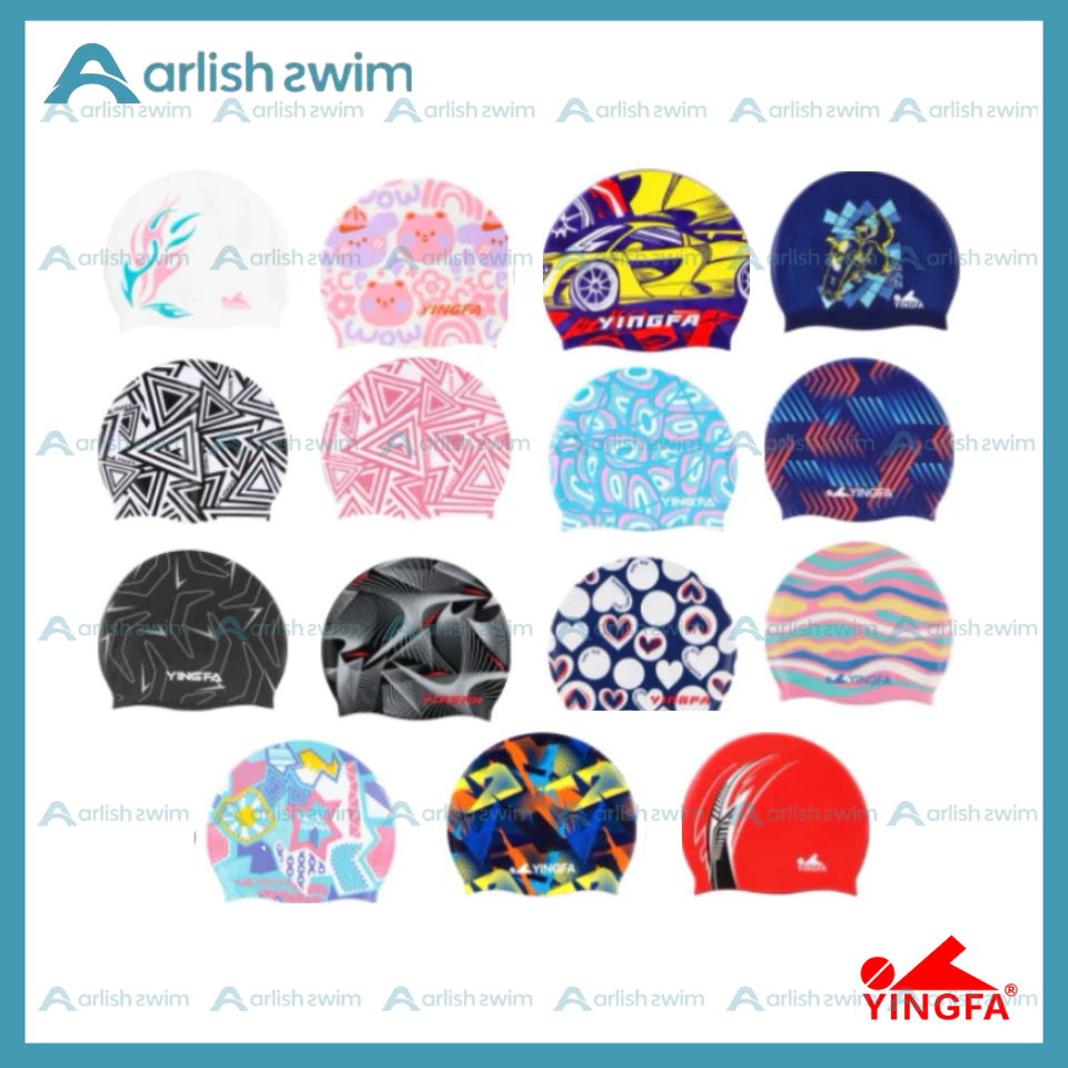 TOPI RENANG YINGFA ANAK DAN DEWASA / SWIMMING CAP YINGFA SILICONE ORIGINAL