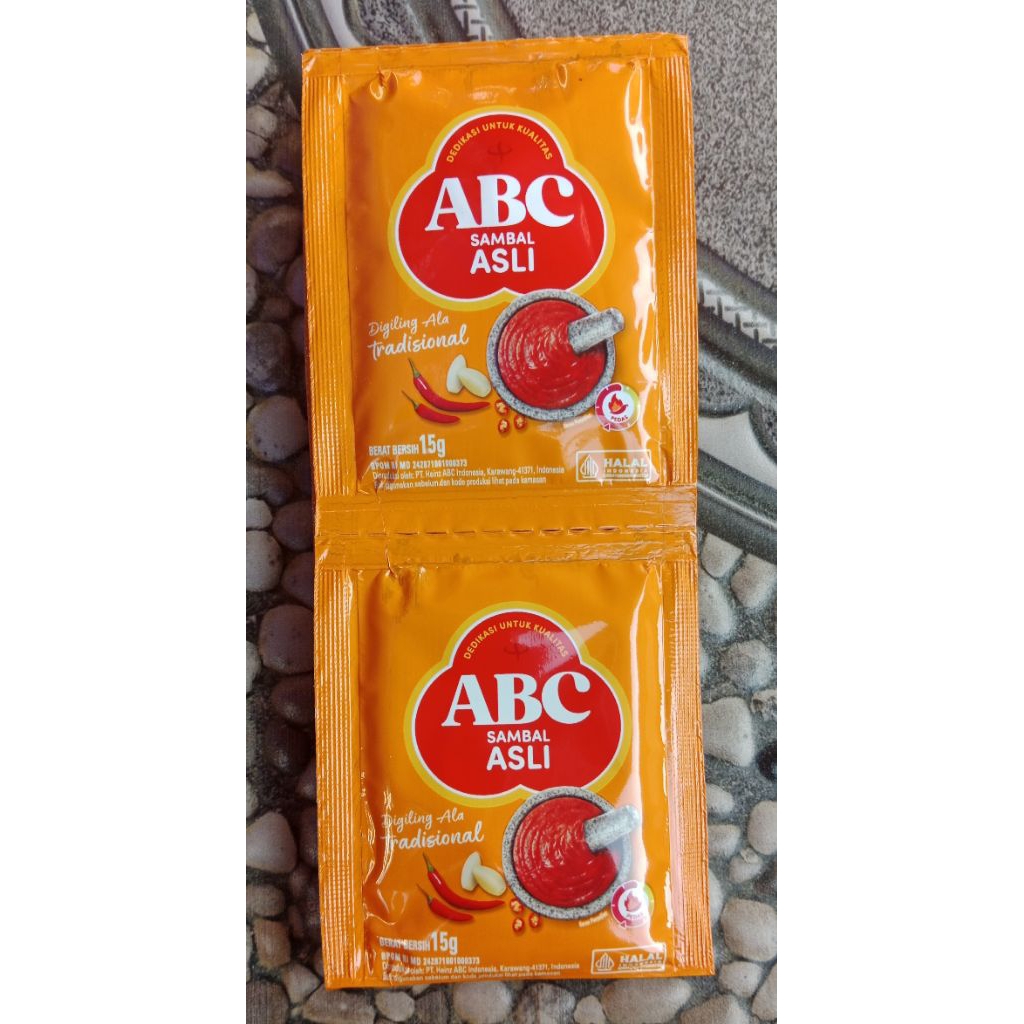 

Sambal ABC 1 renceng isi 10