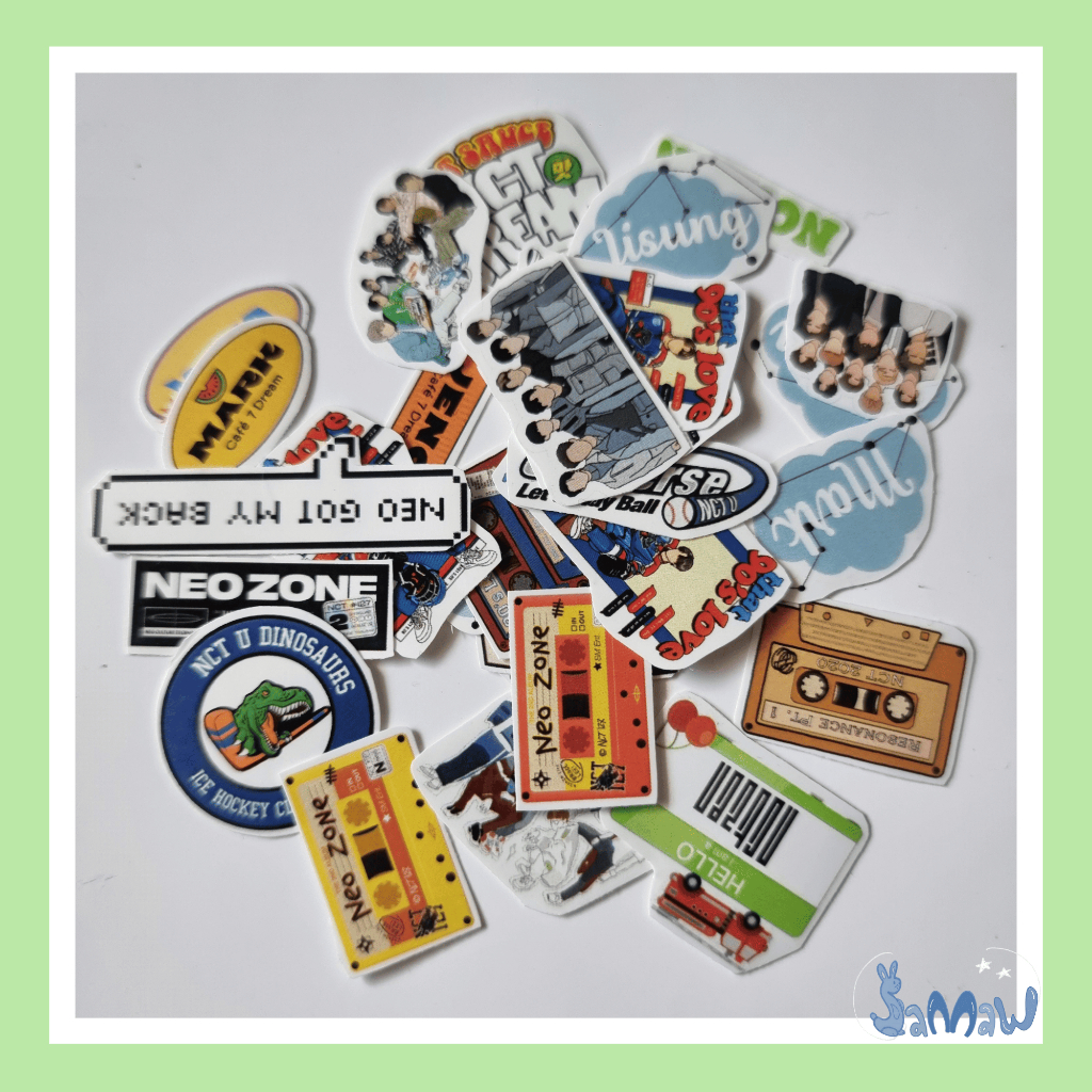 

Stiker Mini KPOP NCT 127 Dream Wish WayV Bahan Vinyl Glossy Waterproof | Stiker Kpop Freebies