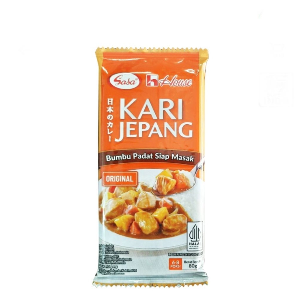 

sasa bumbu padat kari jepang original pack 80 gr