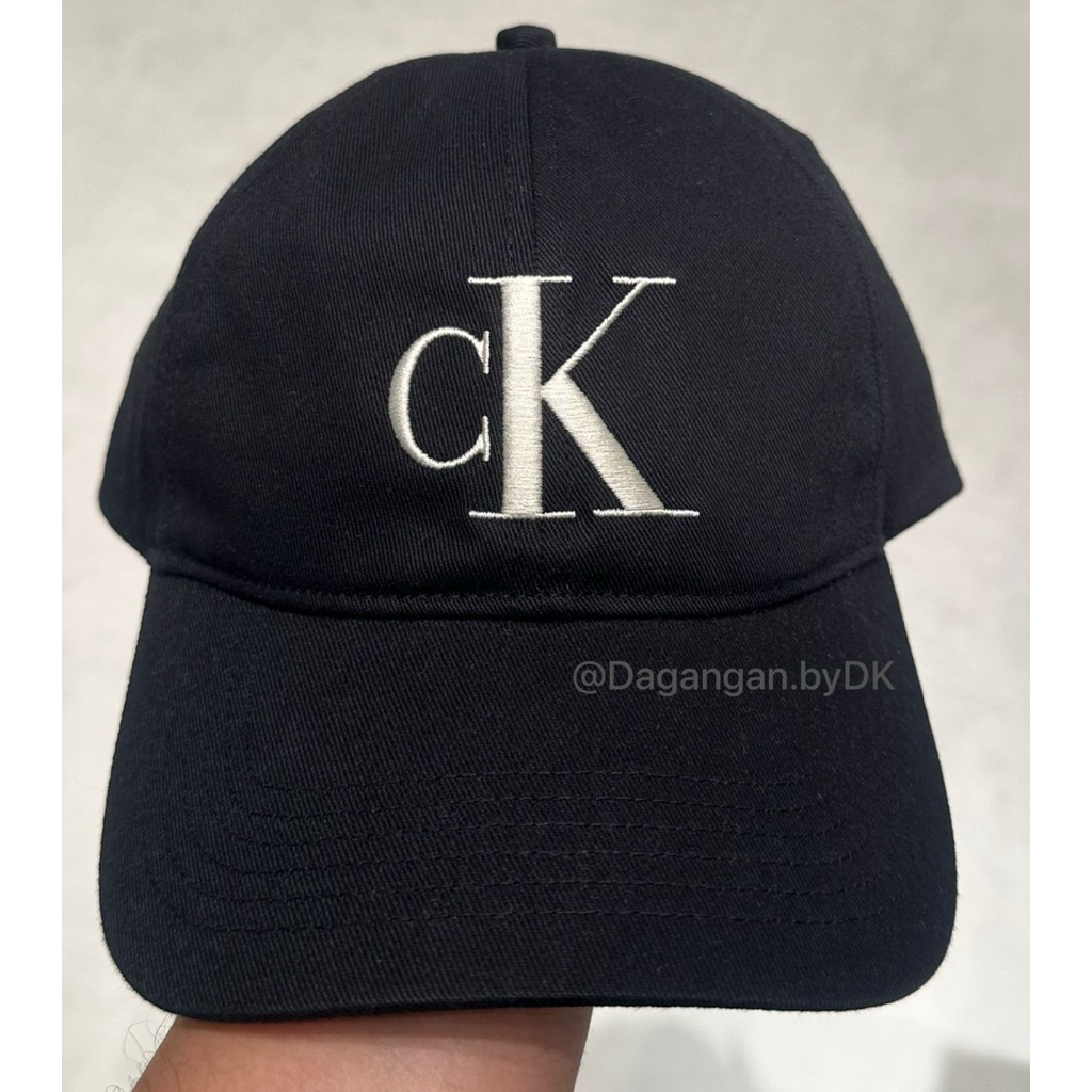Topi Calvin Klein 3D Logo Cap Original 100% Full Hitam