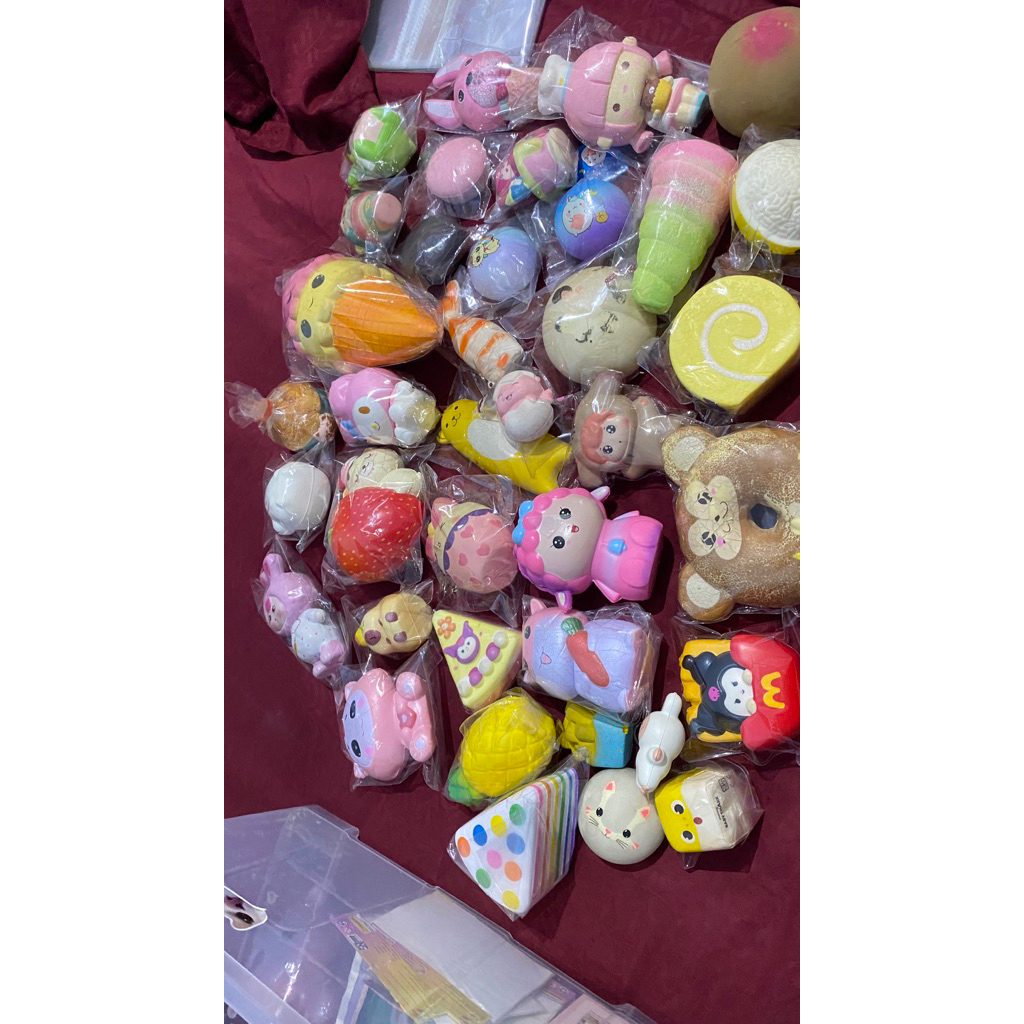 preloved squishy licensed & non common