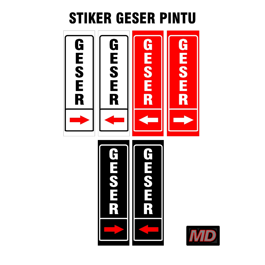 

STIKER GESER PINTU (LAMINASI GLOSY)