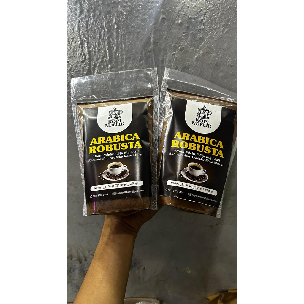 

kopi bubuk asli robusta arabica