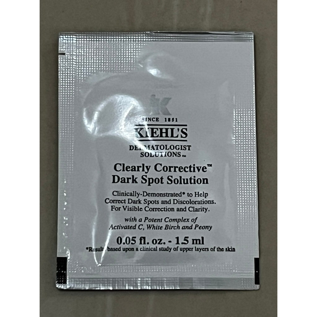 Kiehls Mini Sachet cocok untuk travel  - Sunscreen, Retinol Serum, dan Clearly Corrective Dark Spot 