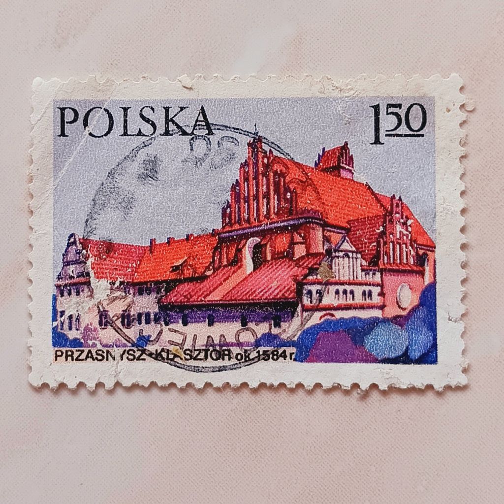 

(AA) Perangko Polandia 1977 Architectural landmarks - Bernardine Monastery in Przasnysz 1,50 zloty Used