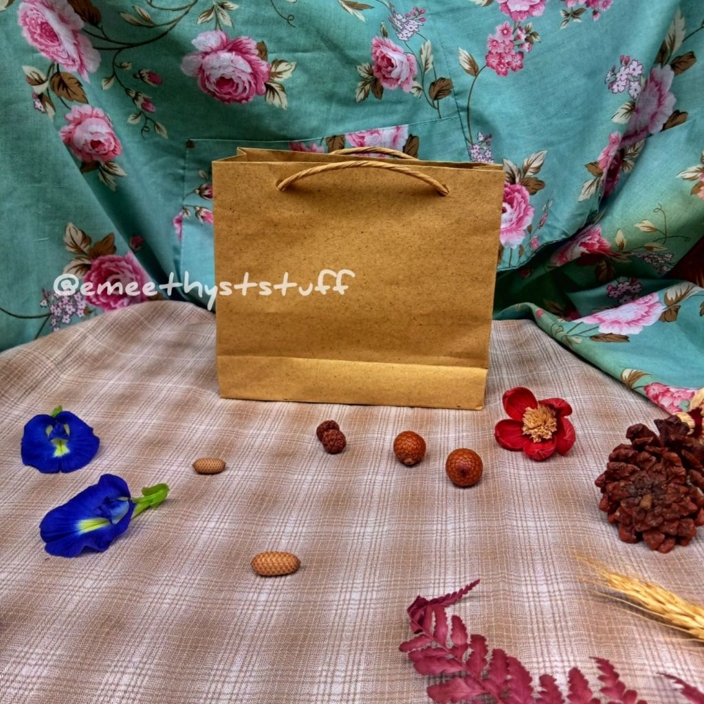 

PaperBag Polos Coklat | Mini 15,5x14x5 [Emeethyst]