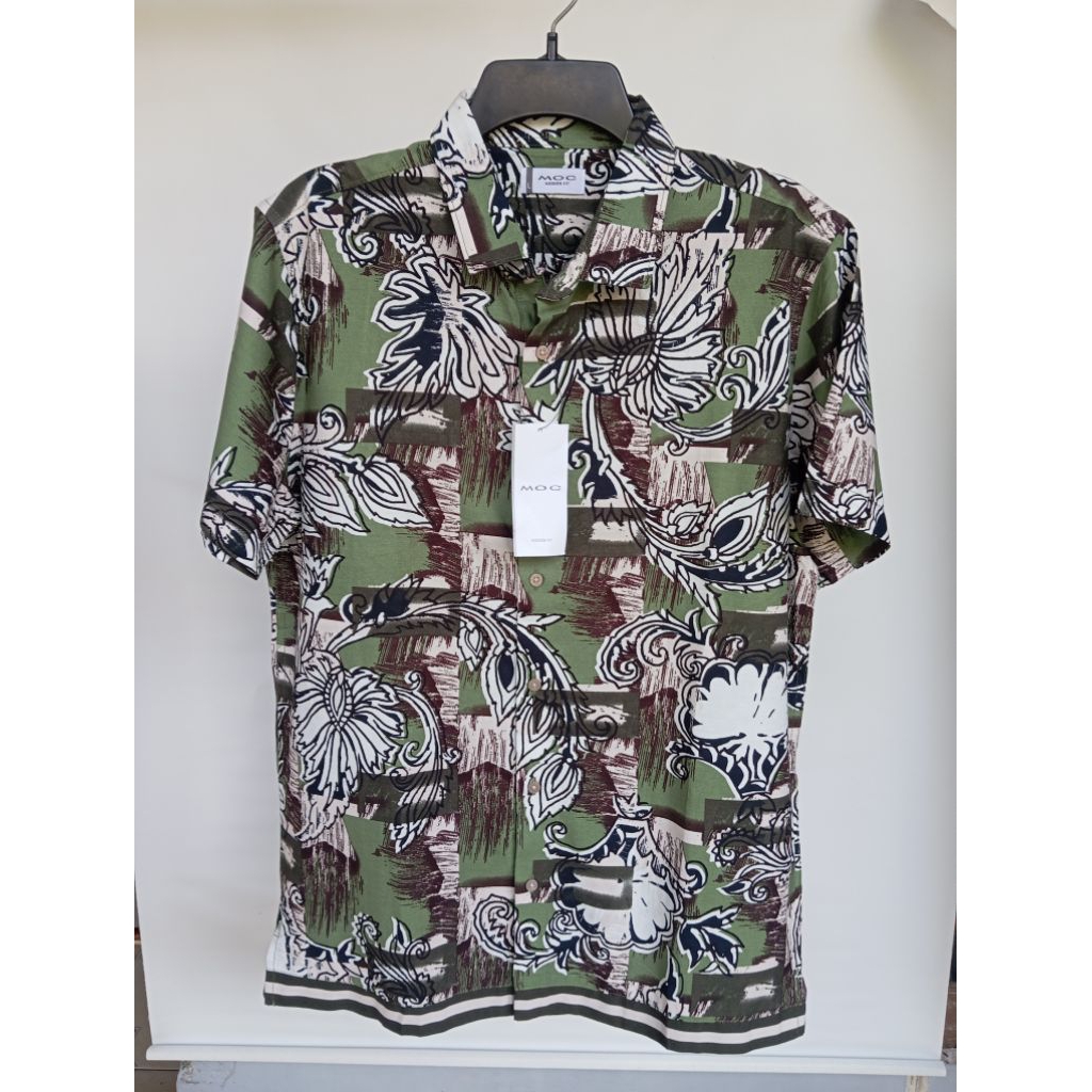 PAKEM APPAREL Kemeja Basic Modern fit Slimfit Street Wear Manzone Original Kemeja Pendek Motif