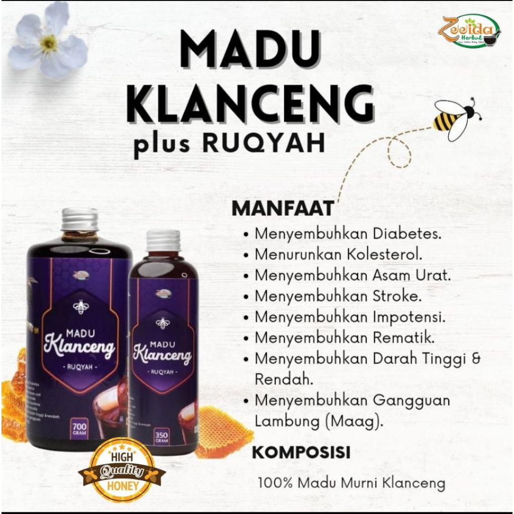 

Madu klanceng zeeida