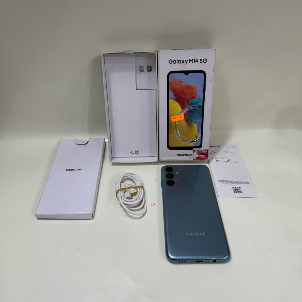 Samsung Galaxy M14 5G 4/128gb Fullset Second Garansi Resmi