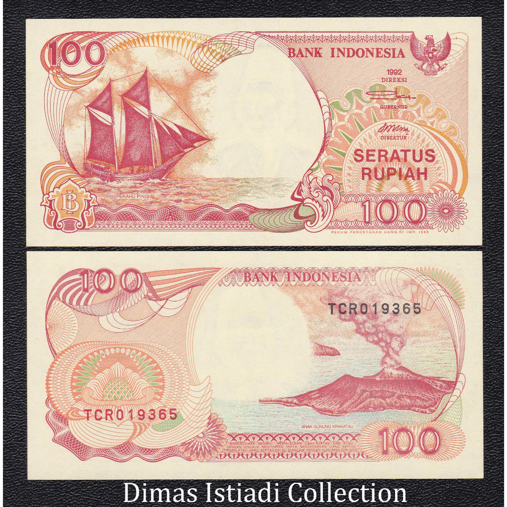 Uang Kuno 100 Rupiah Tahun 1992