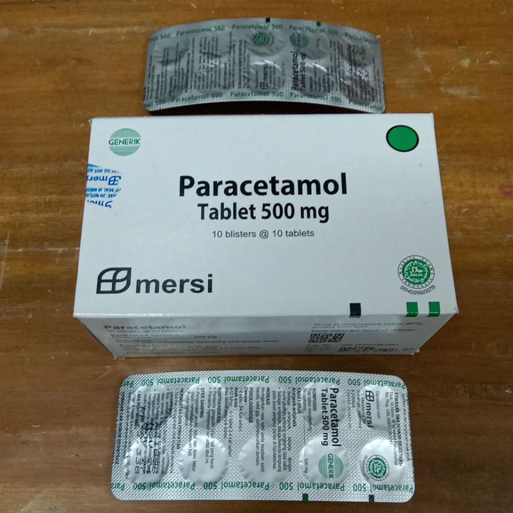 Paracetamol mersi tablet 1 strip 10 tablet Paracetamol