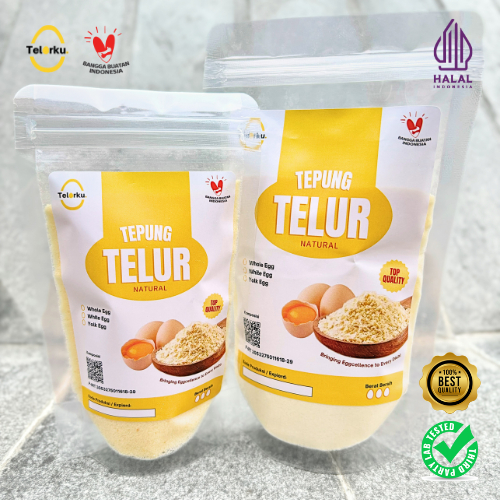 

EGG WHITE POWER / TEPUNG PUTIH TELUR ALBUMEN MURNI HALAL LOKAL BERKUALITAS