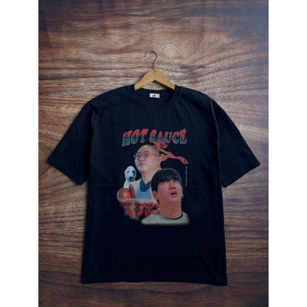 T-SHIRT KAOS HOT SAUCE FILM PPF ART SABLON PRIA/UNISEX SECOND PRELOVED