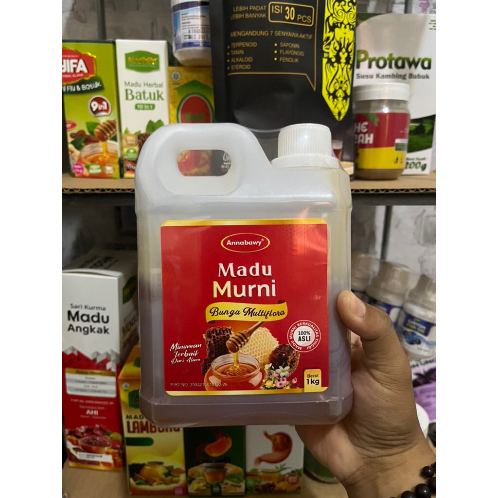 

madu murni bunga multiflora 1kg imun tubuh