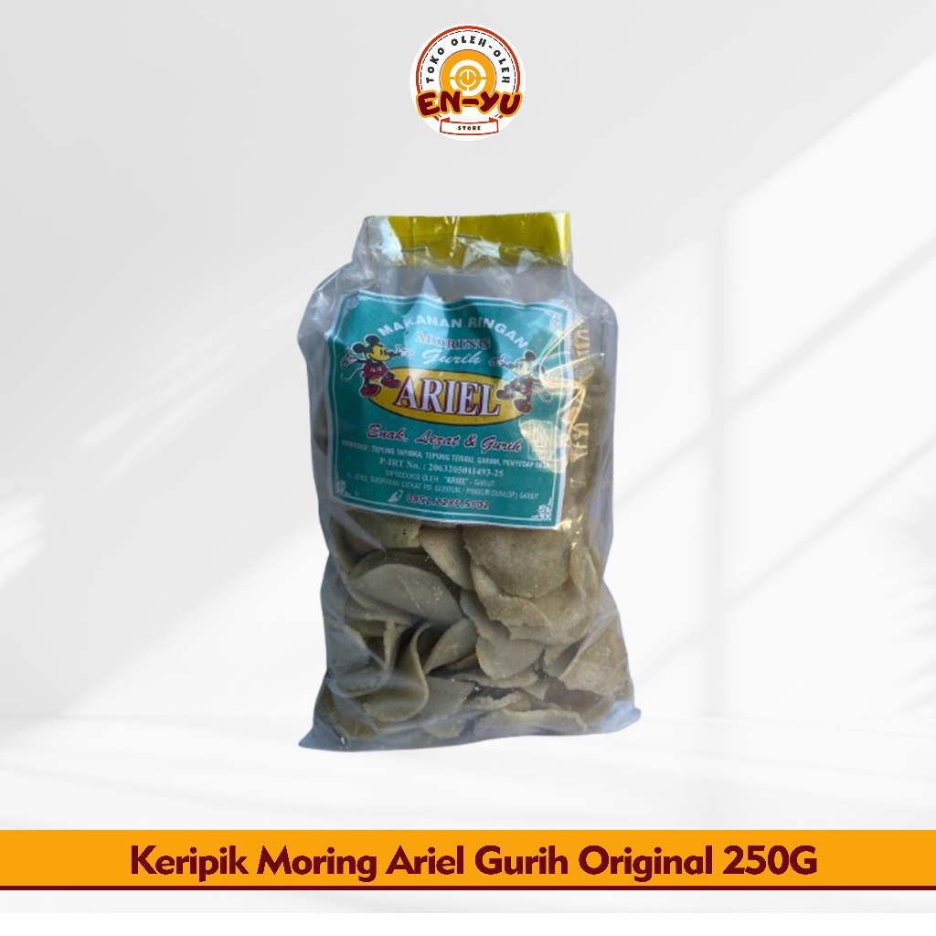 

MORING ARIEL KHAS GARUT / KERIPIK GURIH ORIGINAL 250G